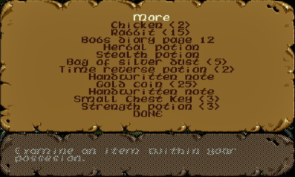 Katso lähemmin Darkmere: inventory
