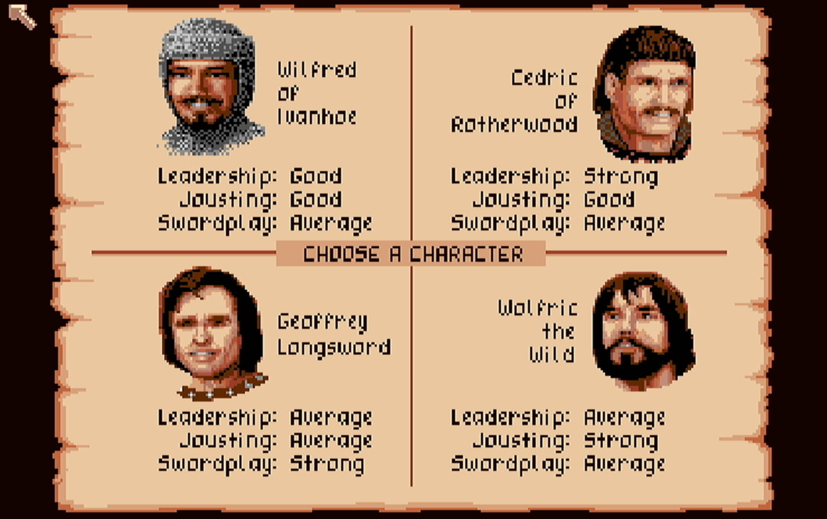 Katso lähemmin Defender of the Crown: choose character