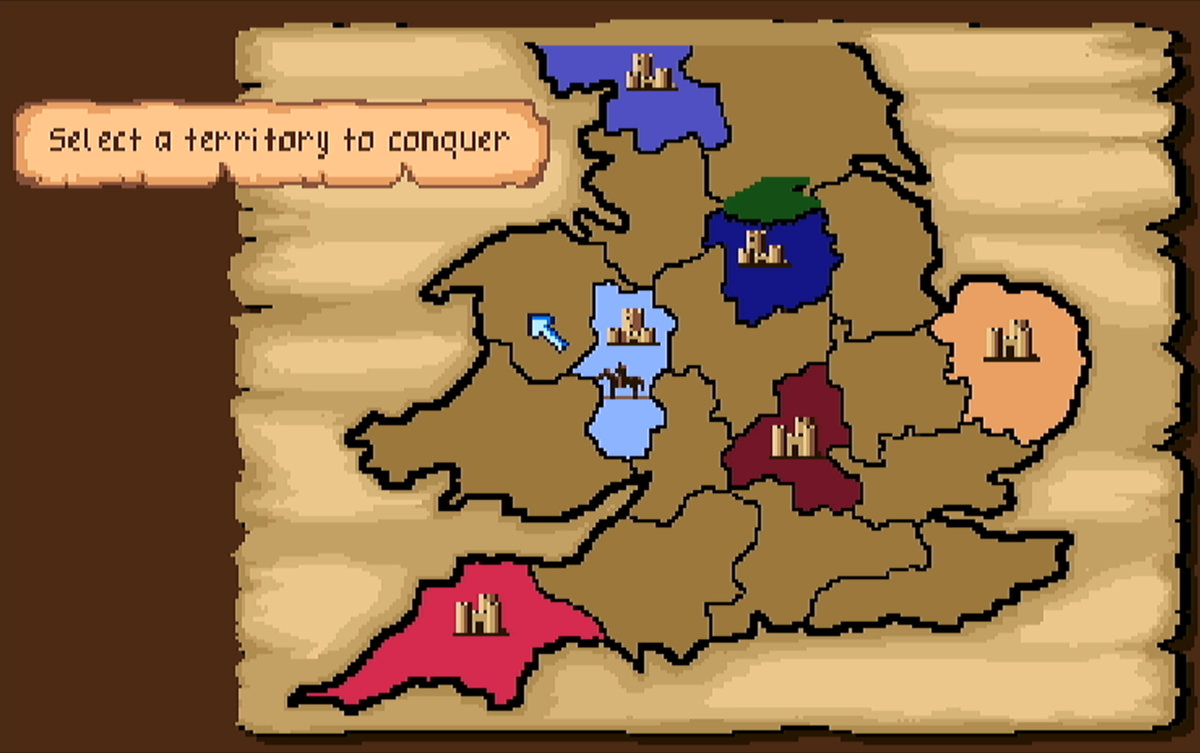 Katso lähemmin Defender of the Crown: map