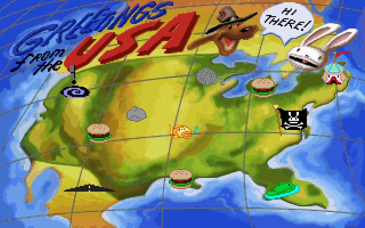 Katso lähemmin Sam & Max Hit the Road: Map